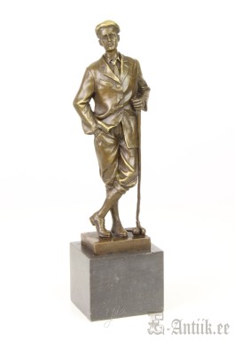 Skulptuur "Golfimängija"